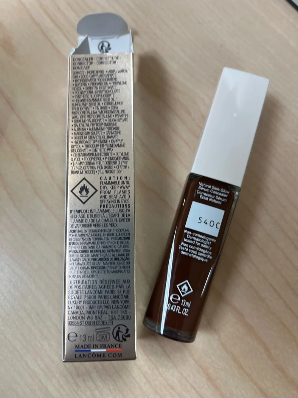 Lancome Teint Idole Ultra Wear Care & Glow Serum Concealer ~0.43 fl oz 540C